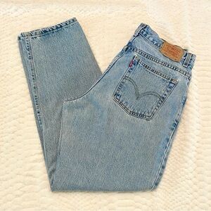 VTG LEVIS 550 Jeans High Waist Relaxed Tapered Womens 14 (32x30) 2000s Y2K Mom